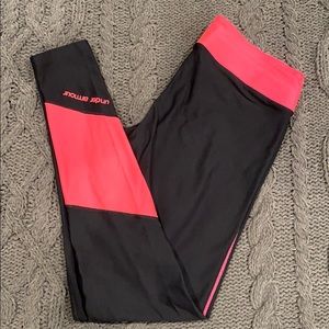 Underarmour cold gear compression tights hot pink!